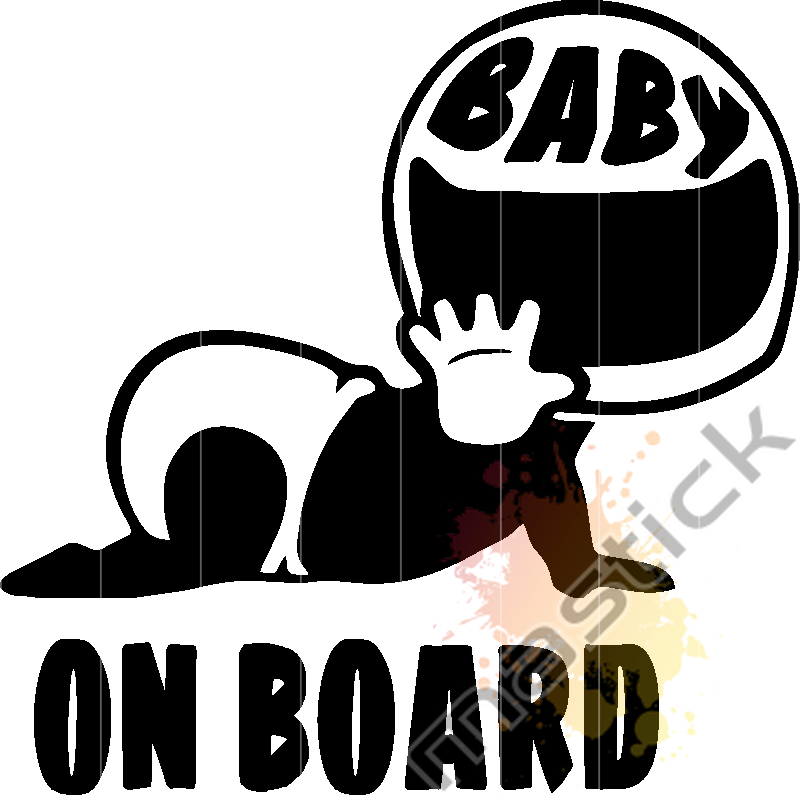 Baby On Board - Motard