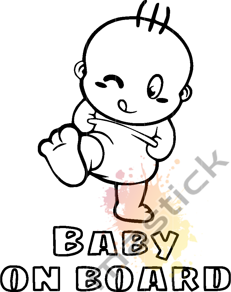 Baby On Board - Pied Garcon