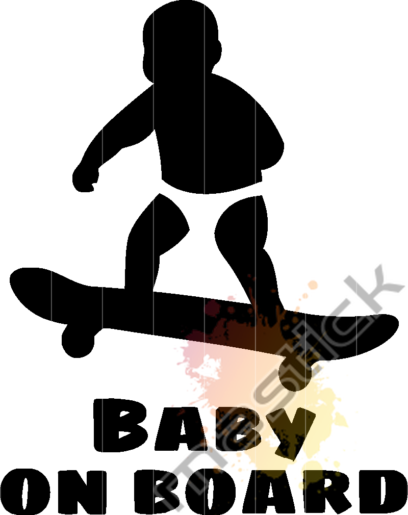Baby On Board - Skateboard